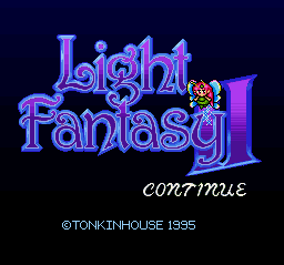 Light Fantasy II (Japan) Title Screen